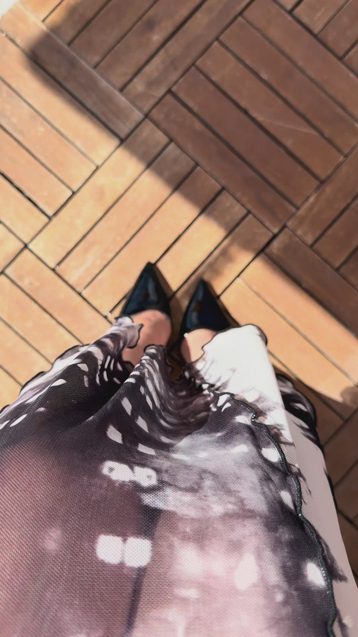 Pley Bej Rugan Stiletto Ayakkabı